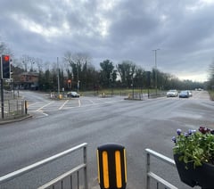 Support for pedestrian safety campaign at Hickley's Corner