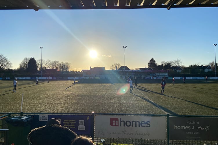 Action from Alton's friendly against Whitehill & Bordon