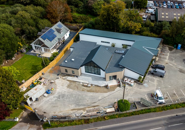 An aerial picture showing how the project to rebuild the restaurant has been progressing. (Picture: Paul Williams)