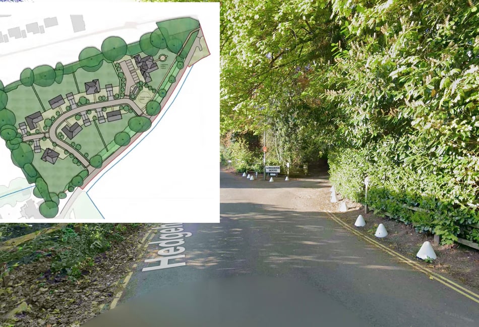 <p>Outline plans for 14 homes - eight affordable - off Hedgehog Lane in Haslemere were refused by Waverley Borough Council.</p>