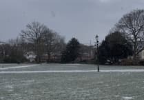Snow flurry dusts Farnham as yellow weather warning issued