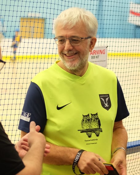 Farnham Roller Hockey Club chairman Adam Collis