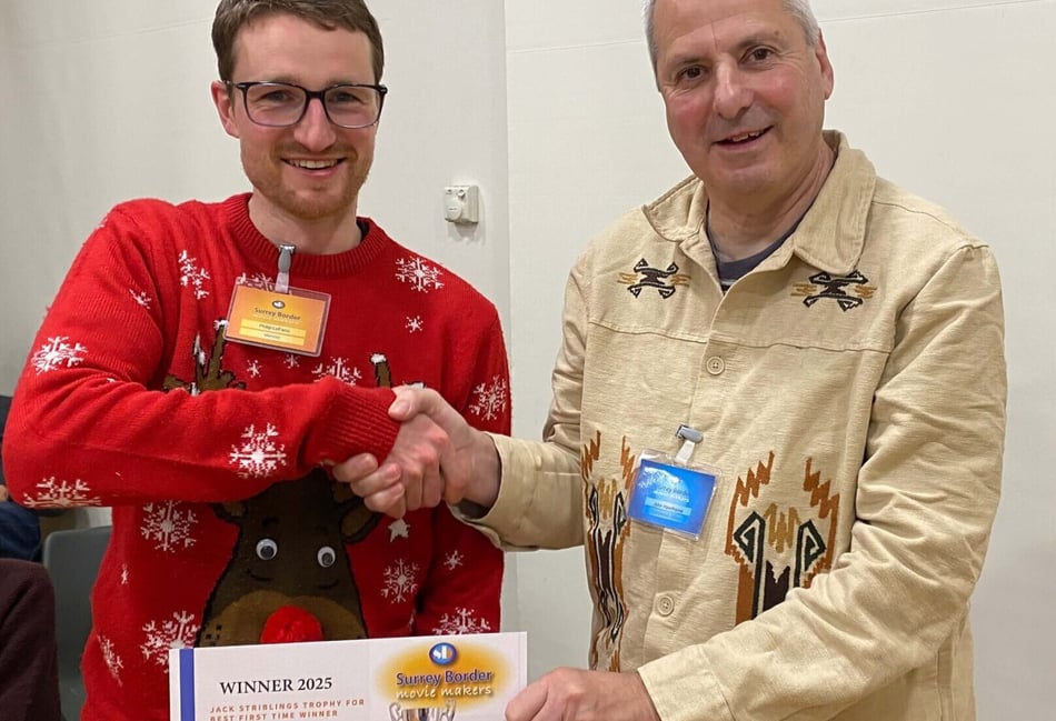 <p>Phil Le Fanu's film Licence To Clown took first place in The Jackson Trophy for Overall Winner category of the Surrey Border Movie Makers Members' Competition 2025.</p>