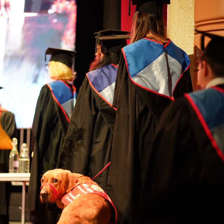 Daisy Cottle-Bailey at her Master's degree graduation ceremony at Queen Mary University of London.