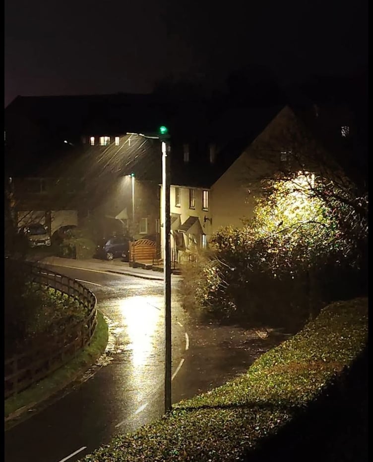 Tree down on Carclaze Road, St Austell