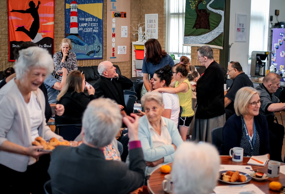 <p>A community breakfast at St Martin's Church in Camberley.</p>
