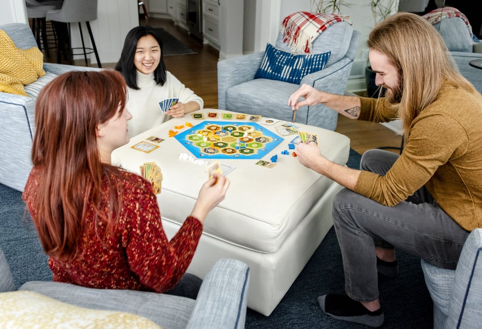 <p>CATAN is one of the games produced by Asmodee, which has joined forces with Mind.</p>