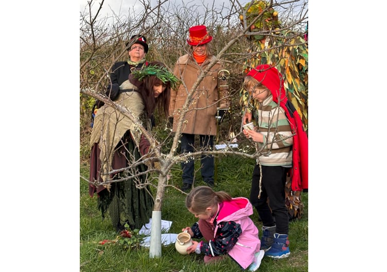 All ages took part in the Tywardreath and Par Wassail. (Picture: Deborah Hazeldean)