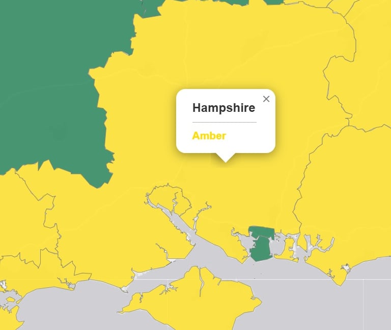<p>Road maintenance ratings in Hampshire.</p>