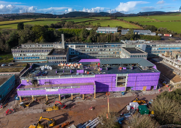 An old block was demolished to make way for this new building. (Picture: Paul Williams)