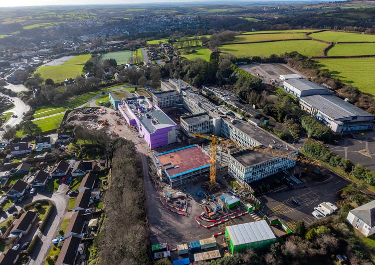 A huge crane has been utilised for the construction project. (Picture: Paul Williams)