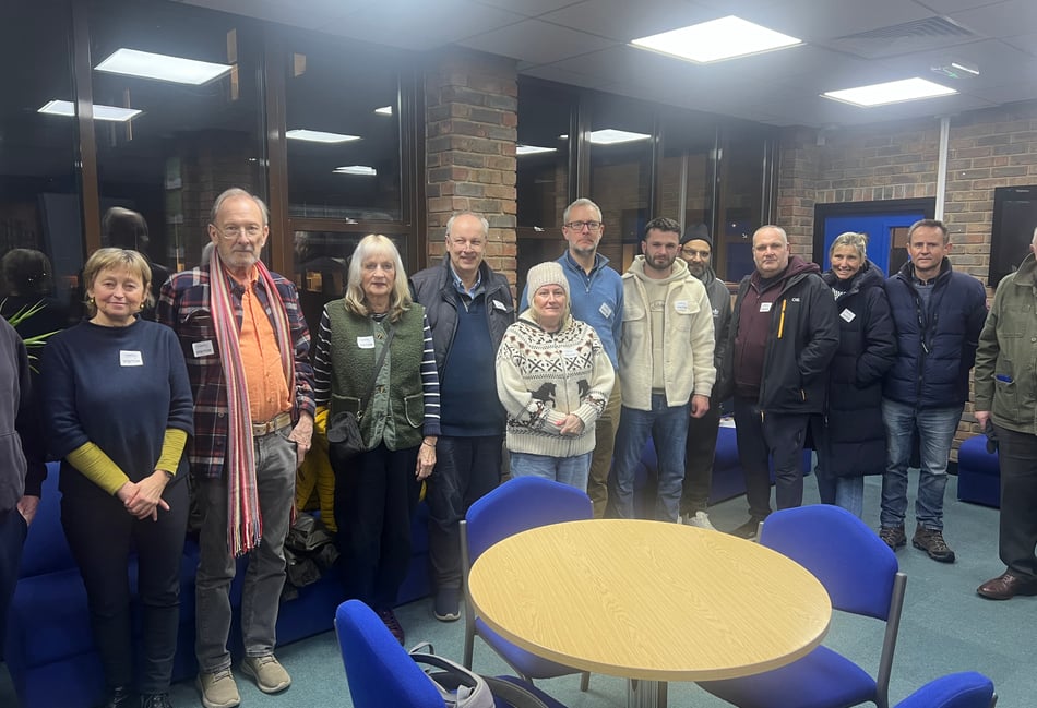 <p>CIL campaigners before the Waverley Borough Council meeting of January 27, 2026.</p>