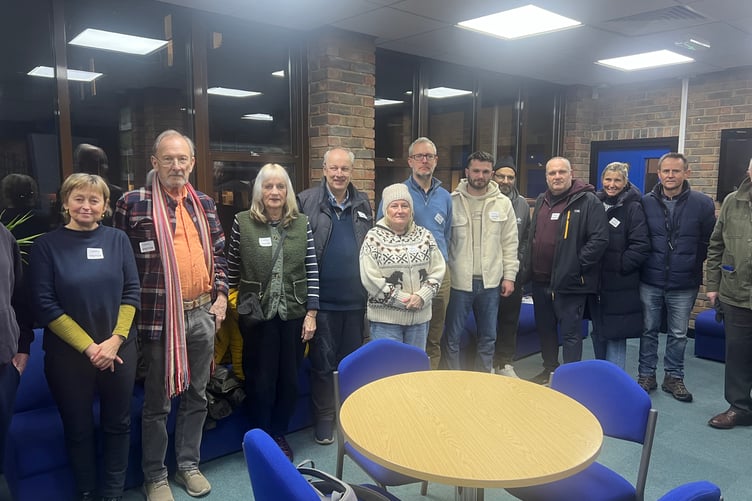 CIL campaigners before the Waverley Borough Council meeting of January 27, 2026.