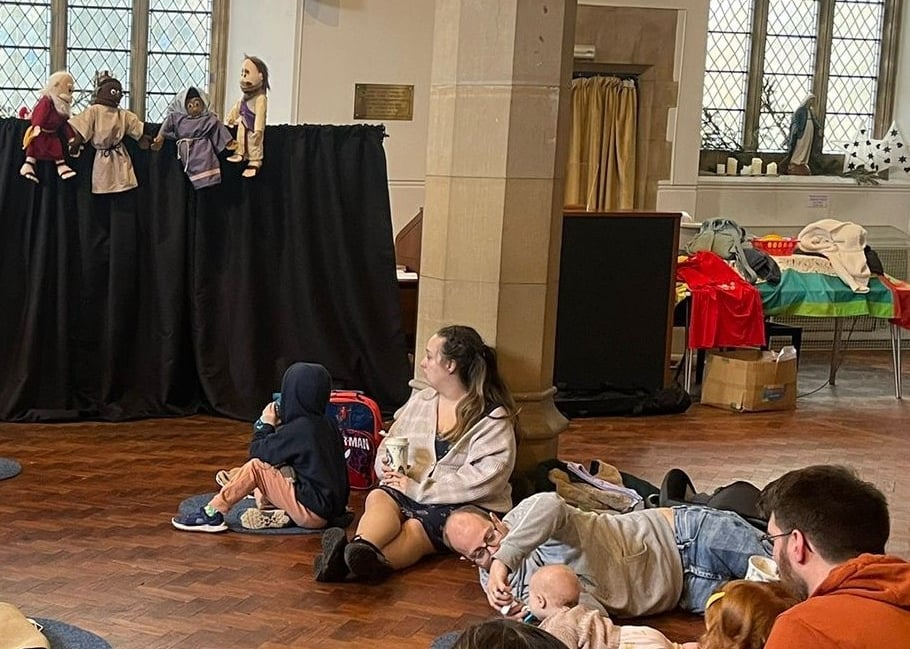 <p>A Bubble Church session at St George's Church, Badshot Lea.</p>