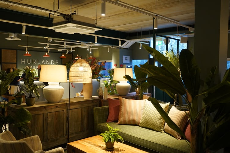 Seating area at Hurlands