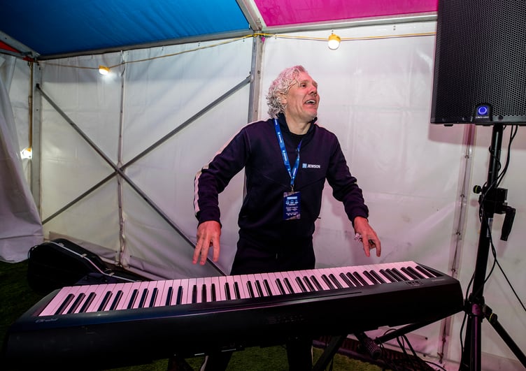 Jimmy Bullard playing keyboard. (Picture: Paul Williams)