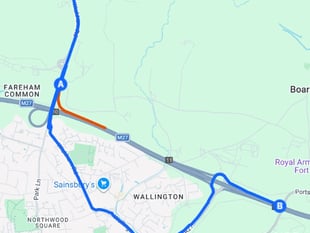 Overnight M27 closure planned