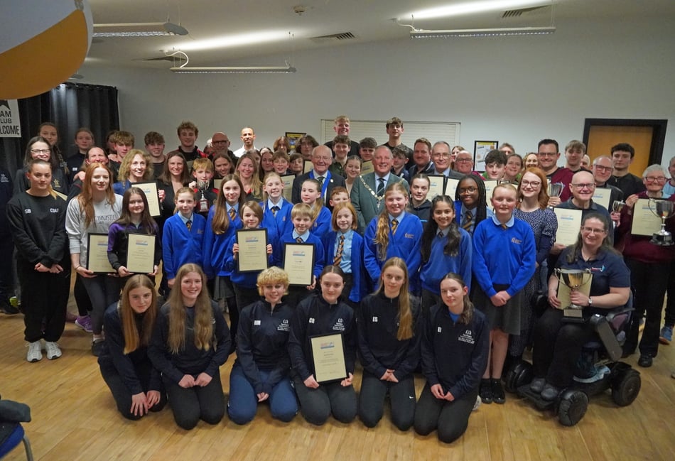 <p>The winners of this year's Farnham Sports Awards (Photo: Paul Keogh)</p>
