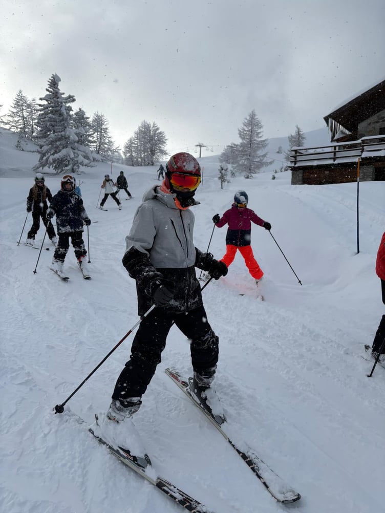 There were perfect conditions in the Italian Alps for Court Fields School's ski trip 2026.