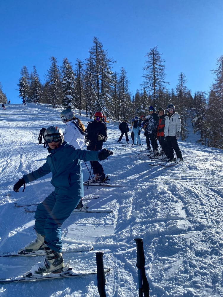 All abilities were catered for during a ski trip to Italy by pupils and staff of Court Fields school, Wellington.