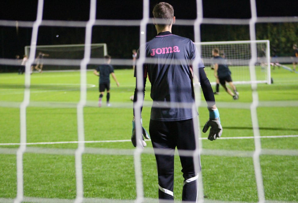 <p>Action from a Football Mundial league</p>