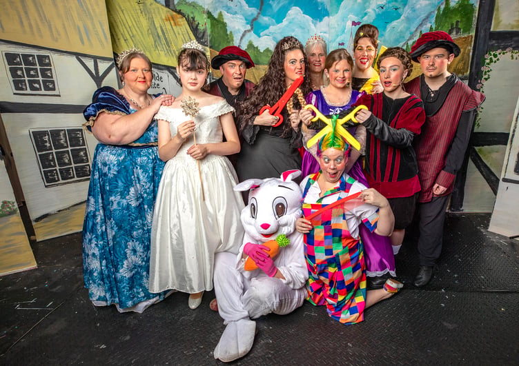 Some of the members of the Rapunzel cast. (Picture: Paul Williams)