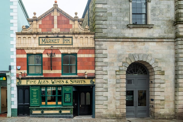 The Market Inn, Truro, next to the Hall For Cornwall