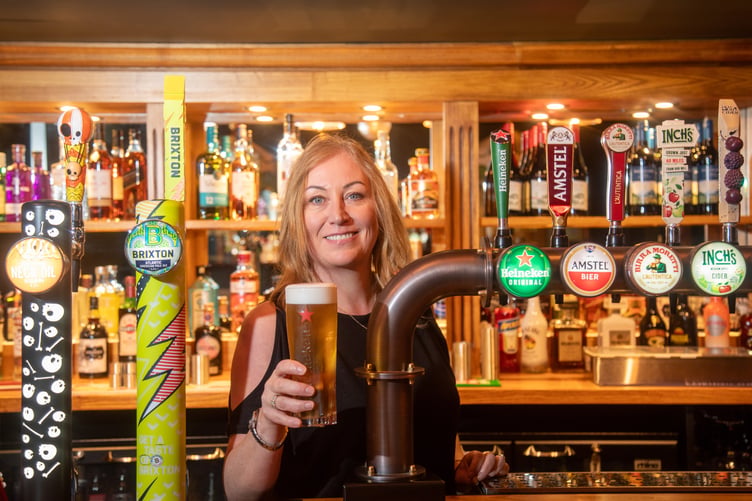 Market Inn publican Karen Hawthorne