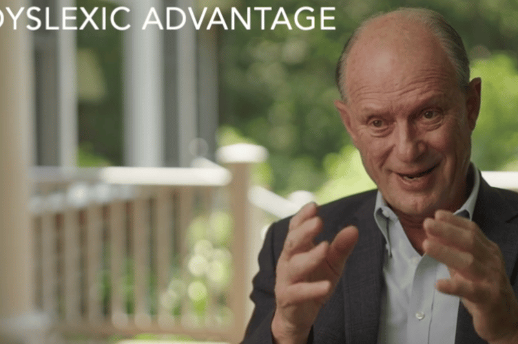 A screenshot from the Helen Arkell Dyslexia Charity's new film.