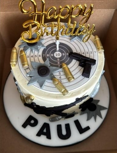 Paul Lynam Waterlooville Birthday cake