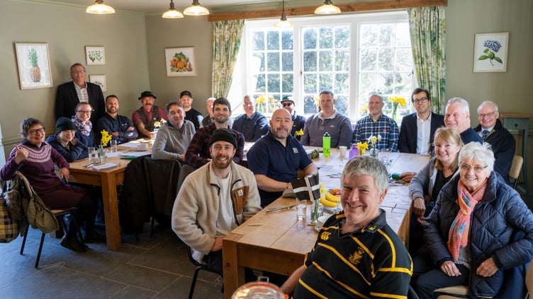 The judging panel at the Global Pasty Championships