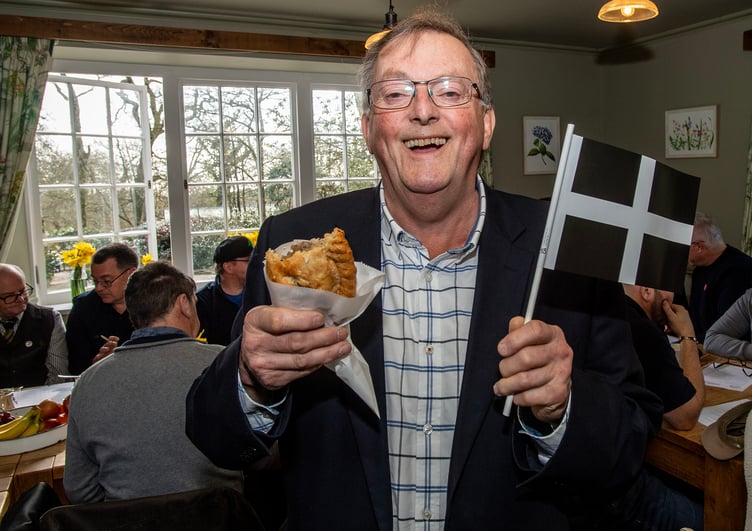 Head judge Graham Cornish at the Global Pasty Championships 2026, Lost Gardens of Heligan