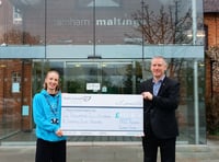 Musical group's £1,272 show of support for hospice