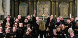 Luminosa choir performing Alton concert in aid of Dogs for Autism