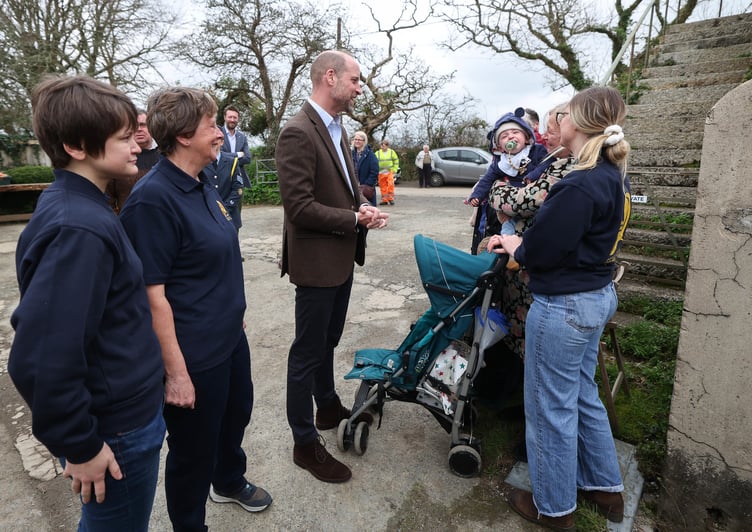 The Duke of Cornwall meets the local community in Helston (Picture: Andrew Parsons / Kensington Palace)