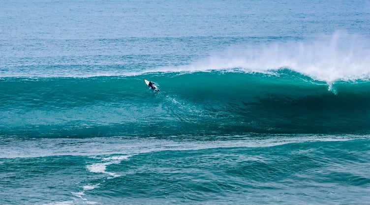 There were lots of thrills and spills at Cribbar surf session (Picture: Geoff Tydeman)