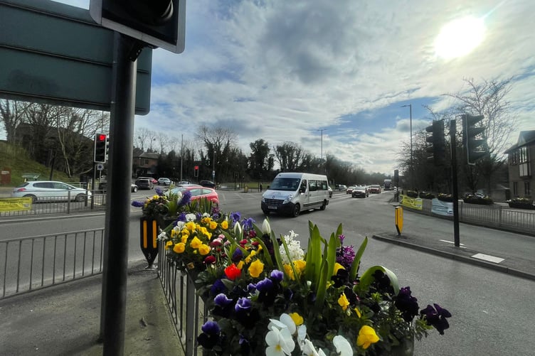 Hickley's Corner, on the A31 Farnham bypass, where another teenager was seriously injured.