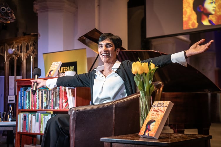 BBC Breakfast host Reeta Chakrabarti discussed her new novel Finding Belle during Farnham Literary Festival.