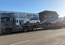 Customs officers attend Farnham garage on Guildford Road