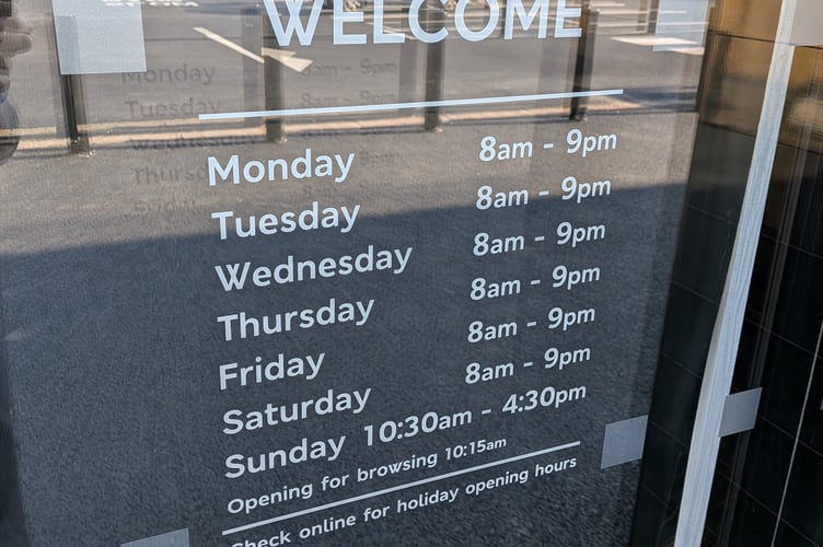 M&S Farnham Food Hall opening hours