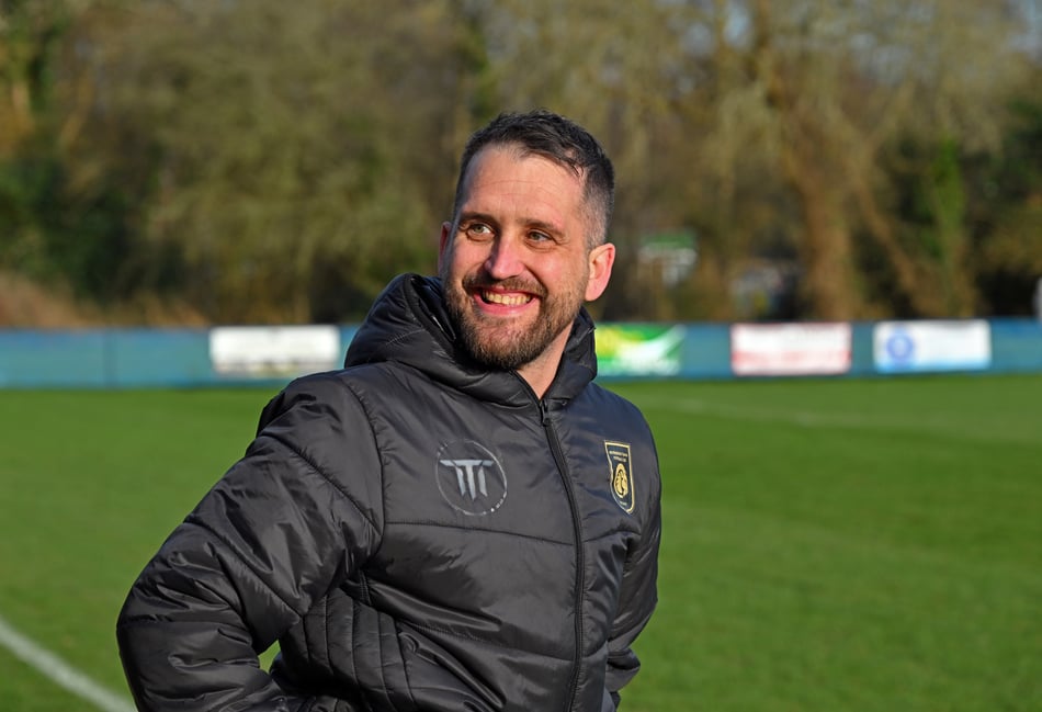 <p>Petersfield Town interim manager Rich Bessey was delighted with his side's performance (Photo: Malcolm Wells)</p>