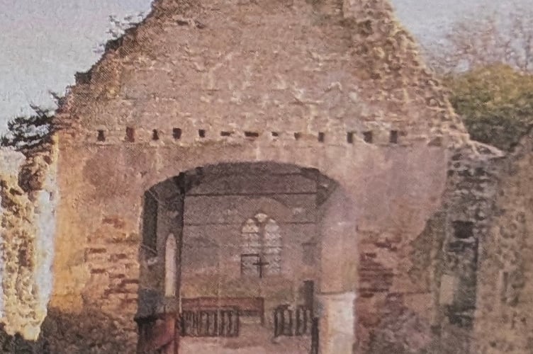 Old Church Greatham Glass Door