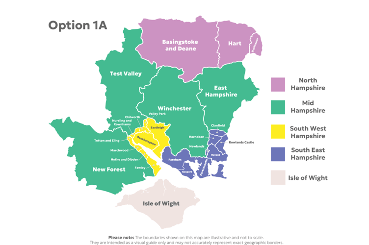 Proposed Hampshire Council Map