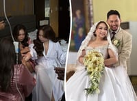 Bride saved by nurse bridesmaids after food poisoning on wedding day