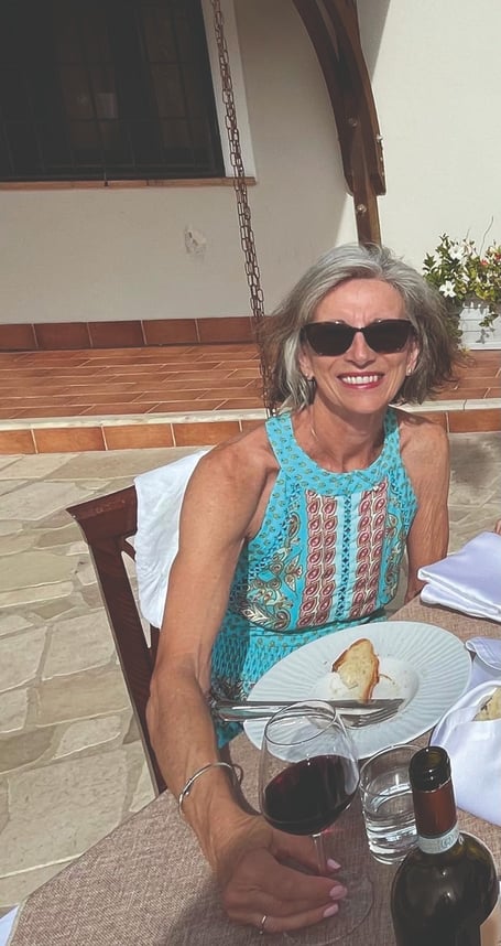 Sue Applegarth of Farnham is recovering from pancreatic cancer.