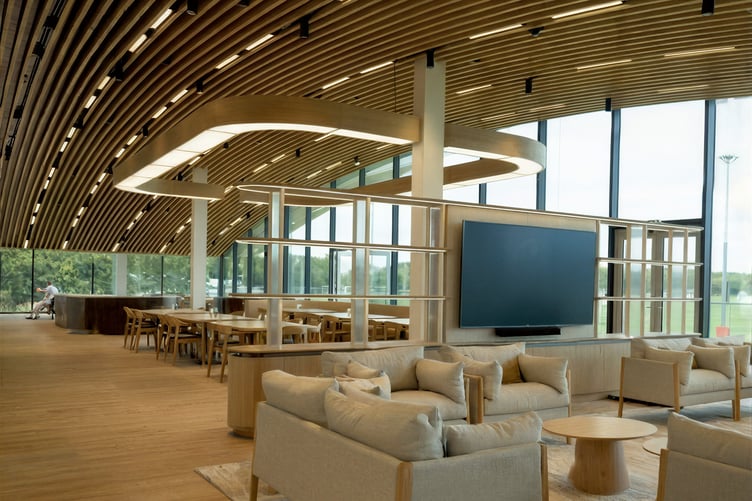 Farnham firm Addlux has lit up Manchester United's Players' Lounge.