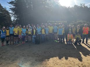 Alton Runners take over Hogmoor Inclosure parkrun