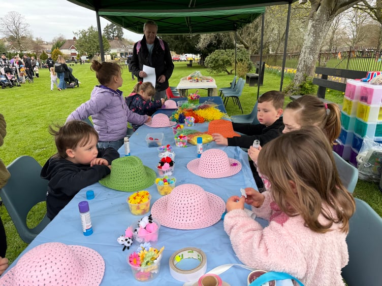 The first ones to start making their Easter bonnets