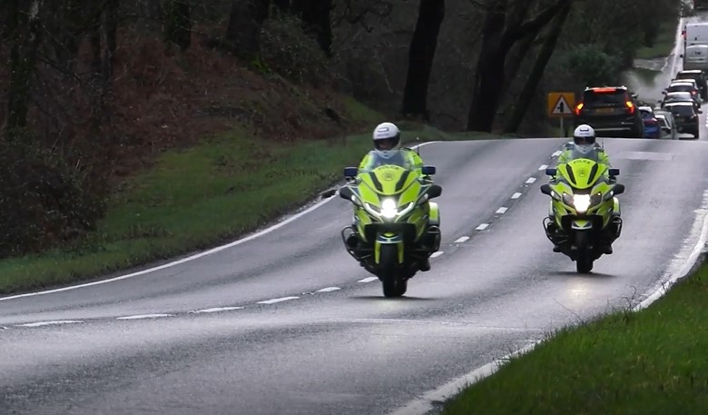 <p>Hampshire Police's Road Safety Unit bike patrols.</p>
