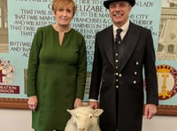 Artist earns London Bridge sheep-herding honour